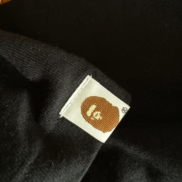 Bape Black Short Sleeve Tee with Graphic - Picture 8 of 8